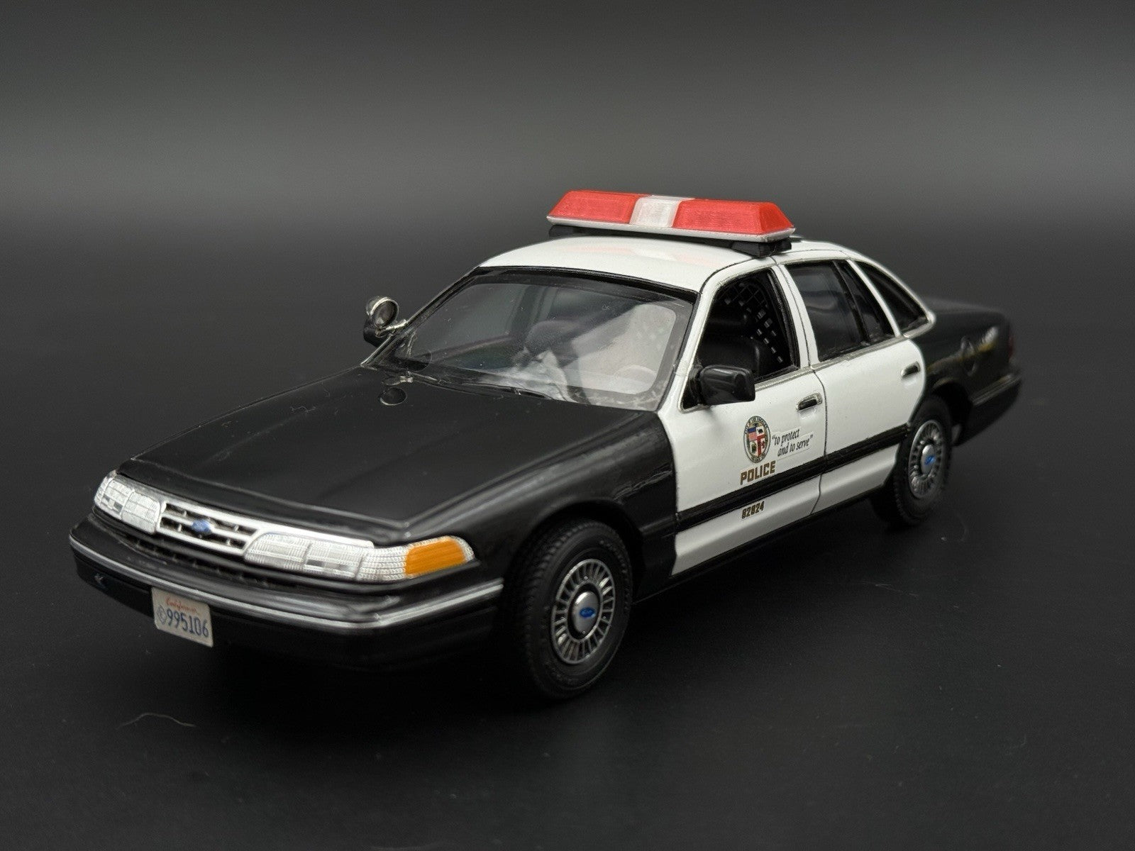 1/24 1/25 Scale Model Red Clear Code 3 LP6000 Lightbar Police Fire 2411ClearR3