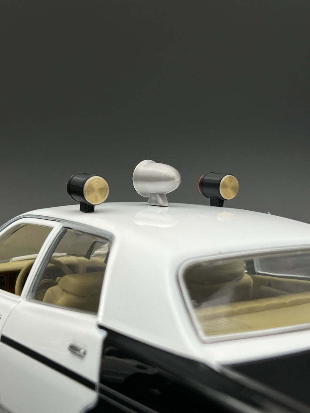 1/10 1/12 Scale LAPD Adam 12 Can Light Siren Trio T2 Los Angeles Police 10032