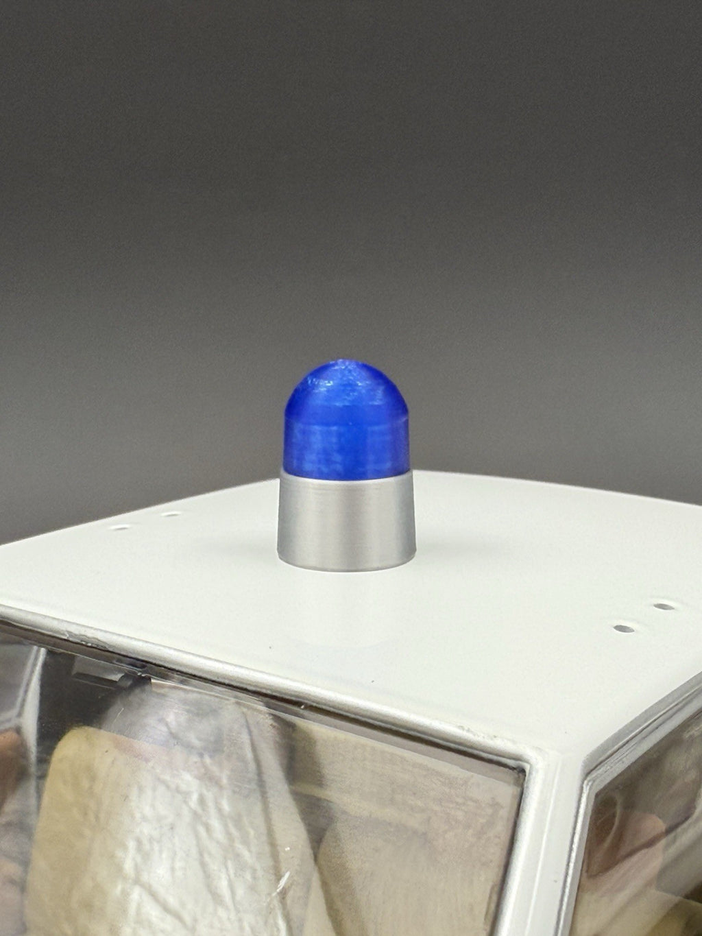 2 Pack 1/18 LED Compatible Blue Beacon Ray Lightbar Police Fire Sheriff2