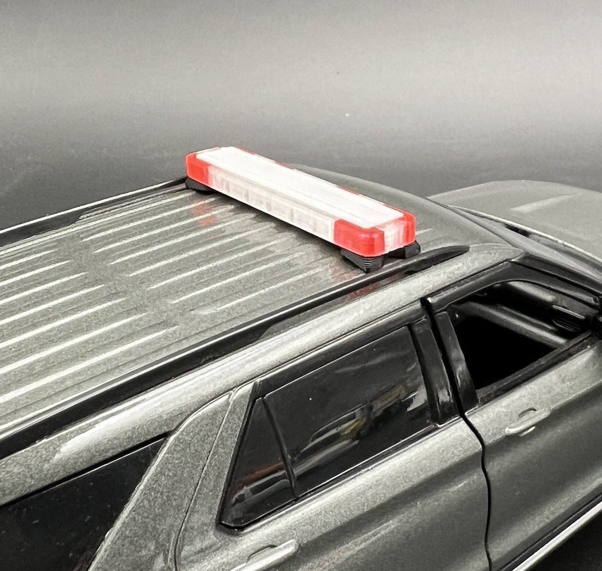 1/24 25 27 LED Ready Whelen Edge New York Suffolk Police Lightbar Red Clear7