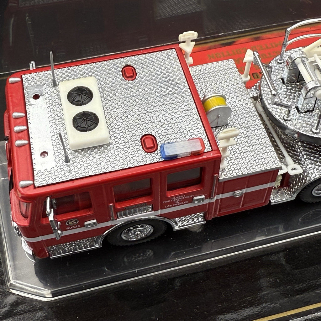 2 Pack 1/64 Mini Whelen Edge Blue Clear Red Lightbar Gray Top Police Fire EMS2