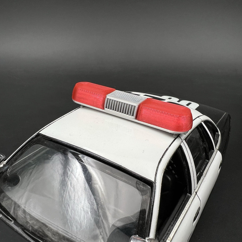 1/24 1/25 Red Whelen 80H 90H 8000 Lightbar Police Sheriff Fire Highway Patrol4