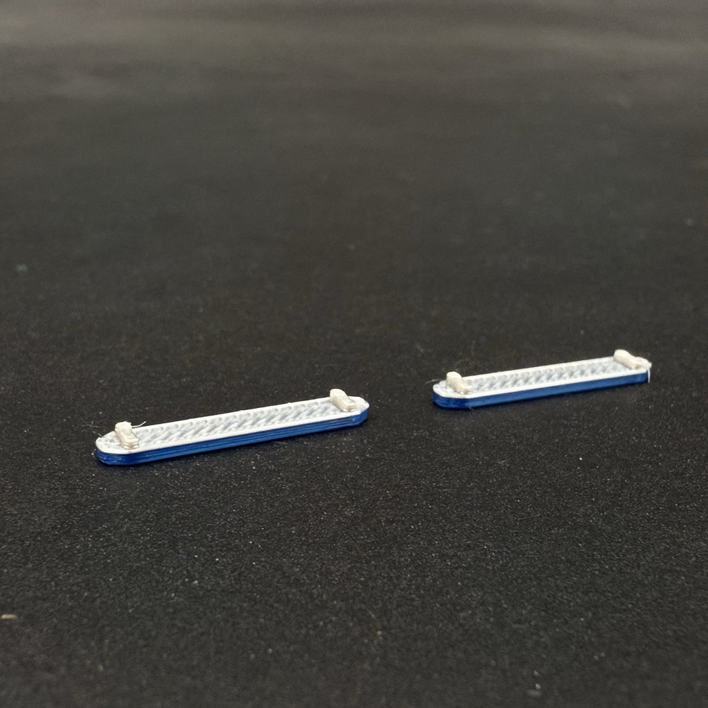2 Pack 1/64 Blue LED Style Narrow Lightbar Greenlight Fire Police Ambulance SUV2