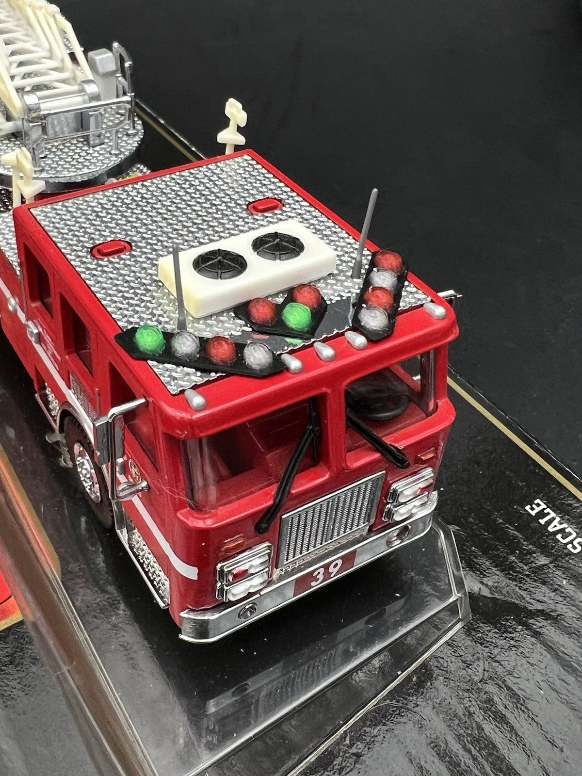 3 Pack 1/64 Chicago Fire CFD Green Red Split Vision SLR Lightbar Truck Code 34