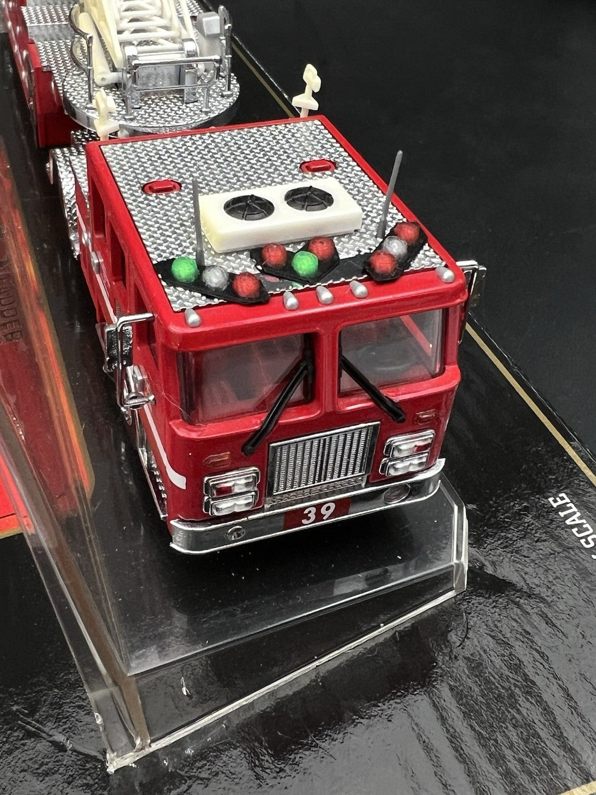 3 Pack 1/64 Chicago Fire CFD Green Red Split Vision SLR Lightbar Truck Code 36