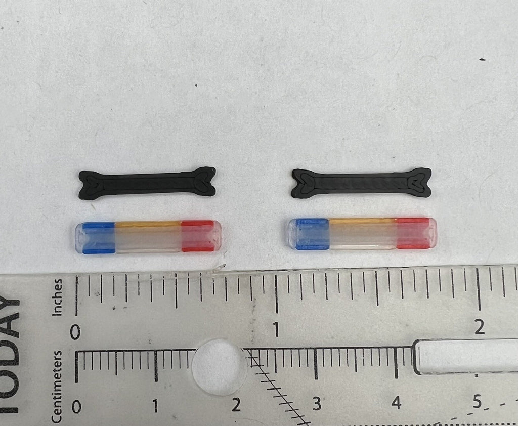 2 Pack 1/64 Whelen Edge Lightbar Blue Red San Fran Police Nevada Highway Patrol1