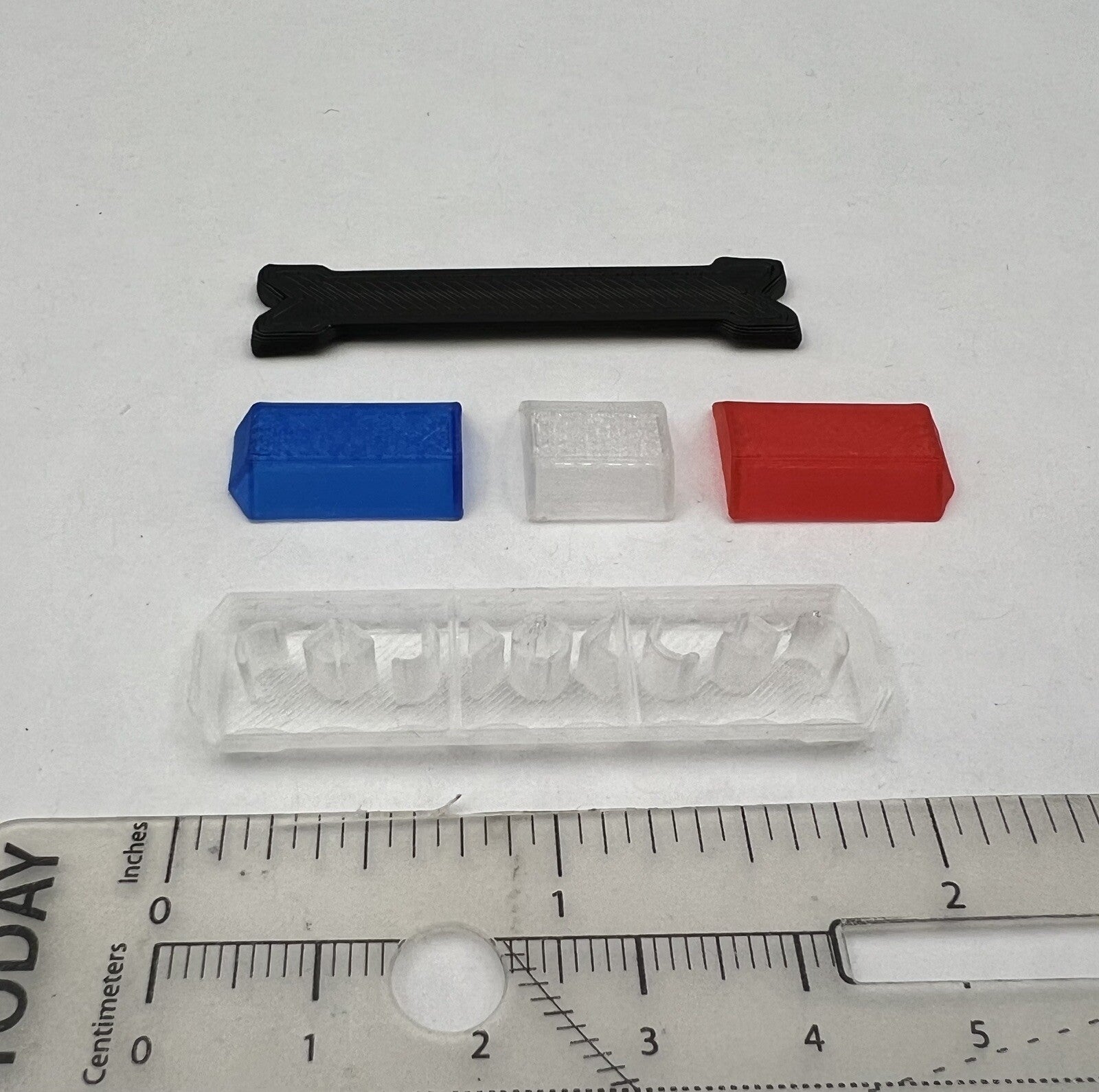 1/24 25 Scale Blue Clear Red Code 3 MX7000 Lightbar LAPD LASD Sheriff Police1