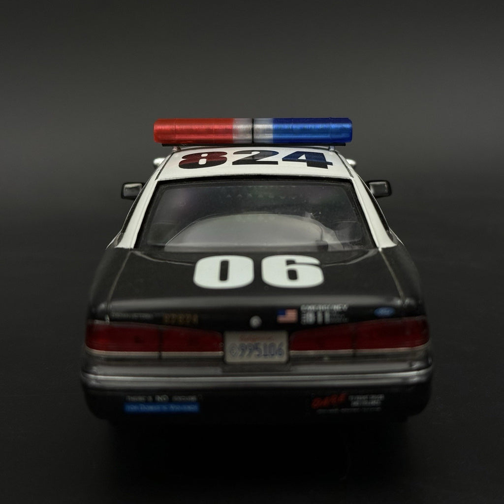 1/24 1/25 LED Compatible AeroDynic Lightbar Blue Red Clear Police Sheriff4