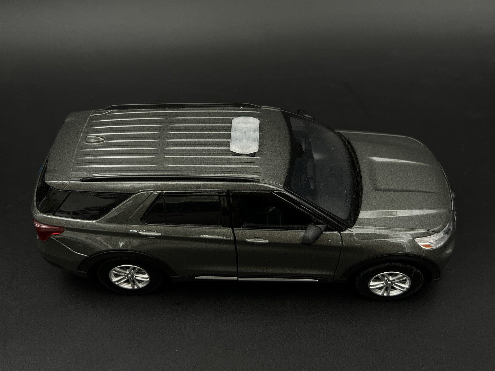2 Pack 1/24 25 Mini Code 3 2700 Lightbar Clear Top Cover Police Sheriff Fire4