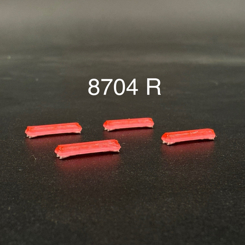 4 Pack 1/87 HO Scale Red Code 3 MX7000 Lightbar Police Car Fire Truck Ambulance0