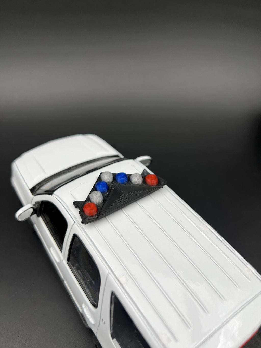 1/24 27 LED Ready LVMPD Blue Red Federal Signal Vision SLR Lightbar Police Car3