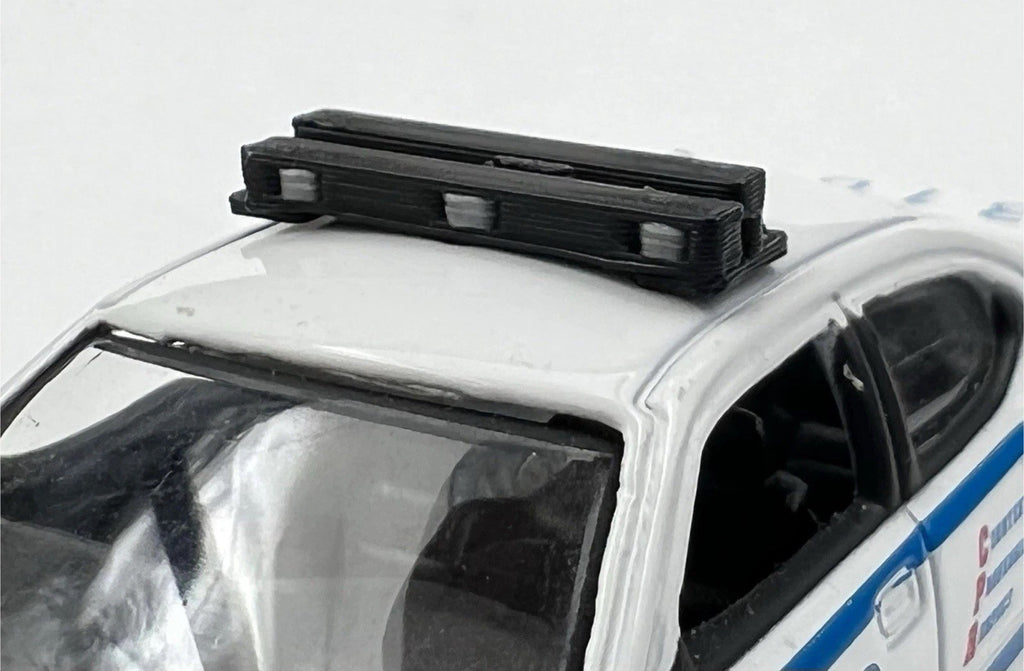 1/43 NYSP (Down) High Riser Lightbar New York State Police Highway Patrol0