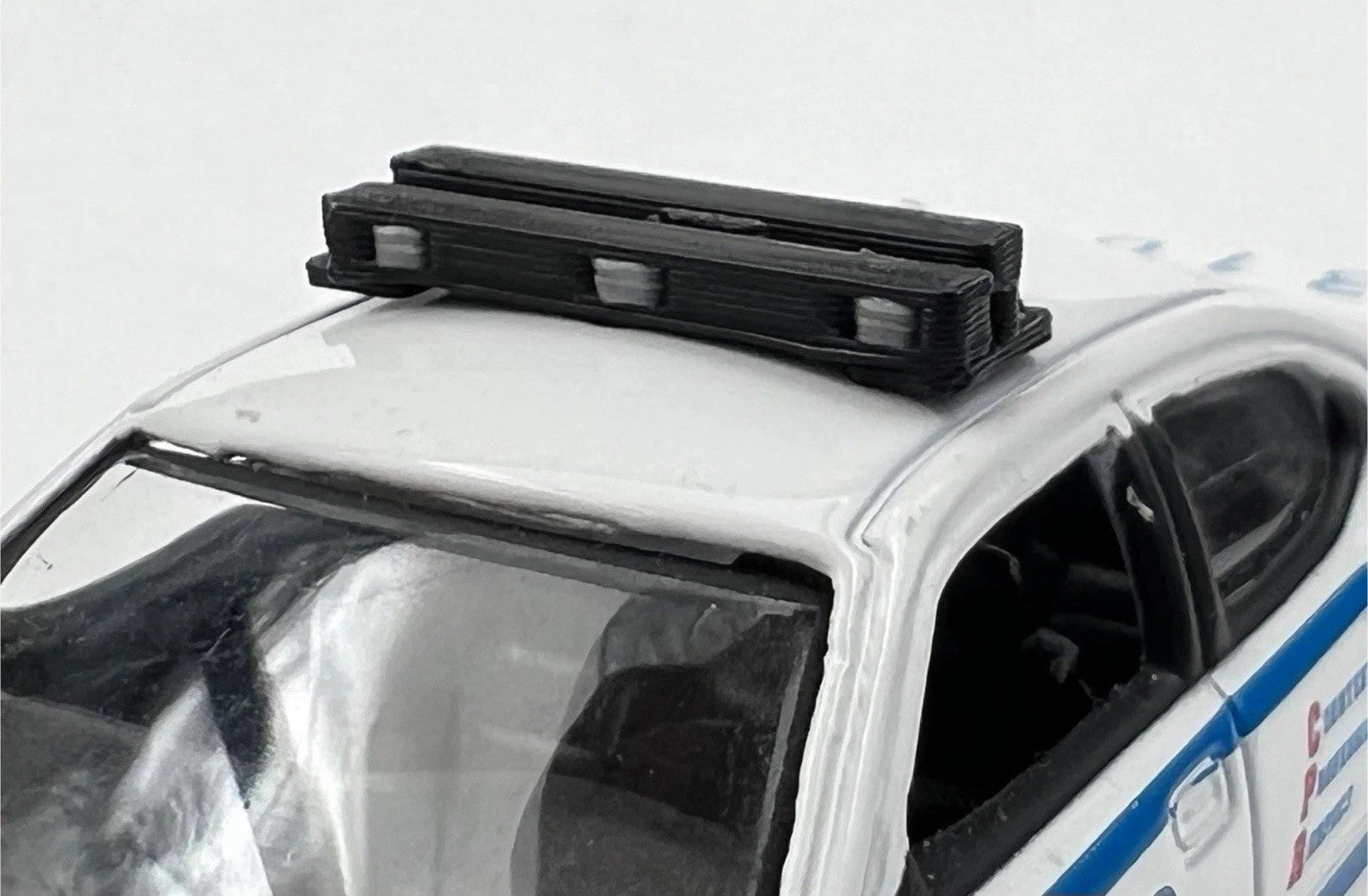 1/43 NYSP (Down) High Riser Lightbar New York State Police Highway Patrol0