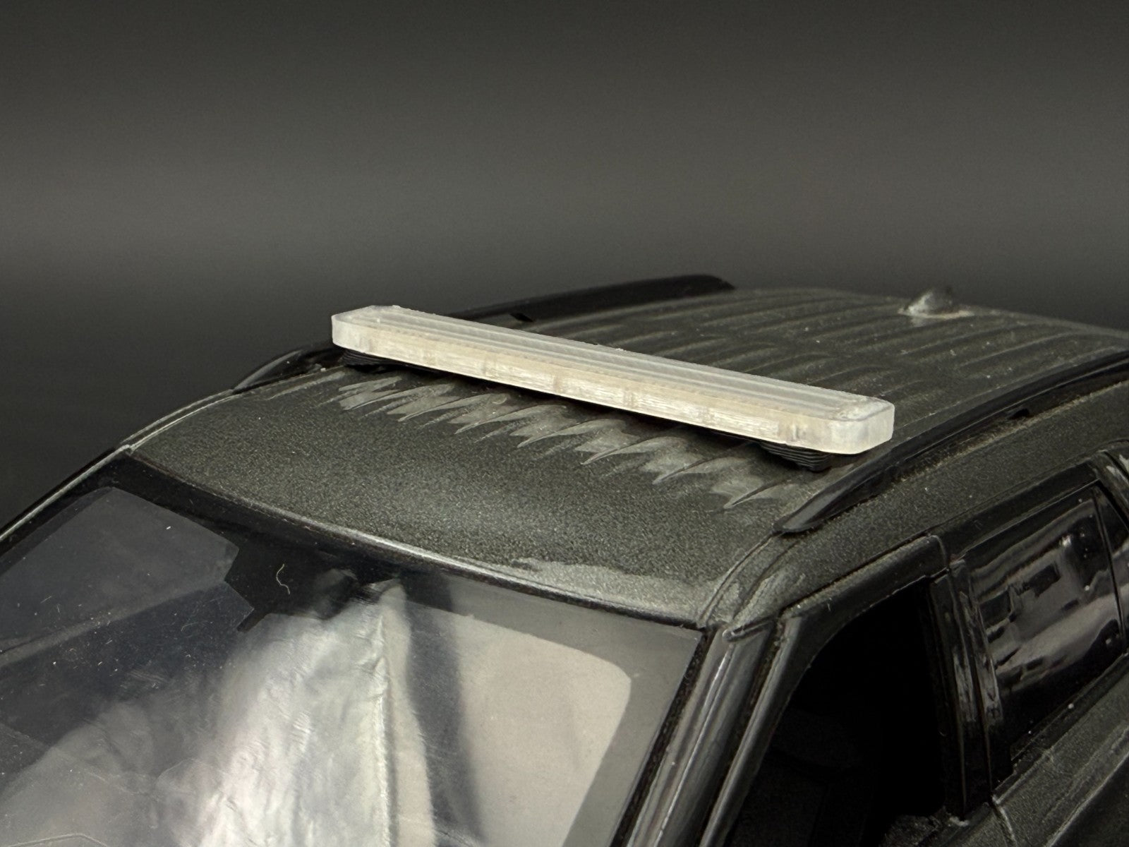 1/24 1/25 Scale Model LED Compatible Clear Narrow Lightbar Police Fire 2472C4