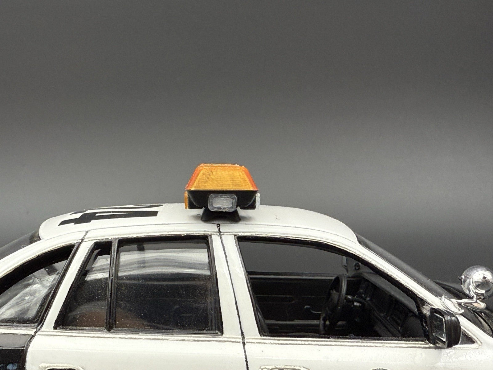 1/24 25 Scale Model Amber Chrome Streethawk Lightbar Police 2464AChrome9