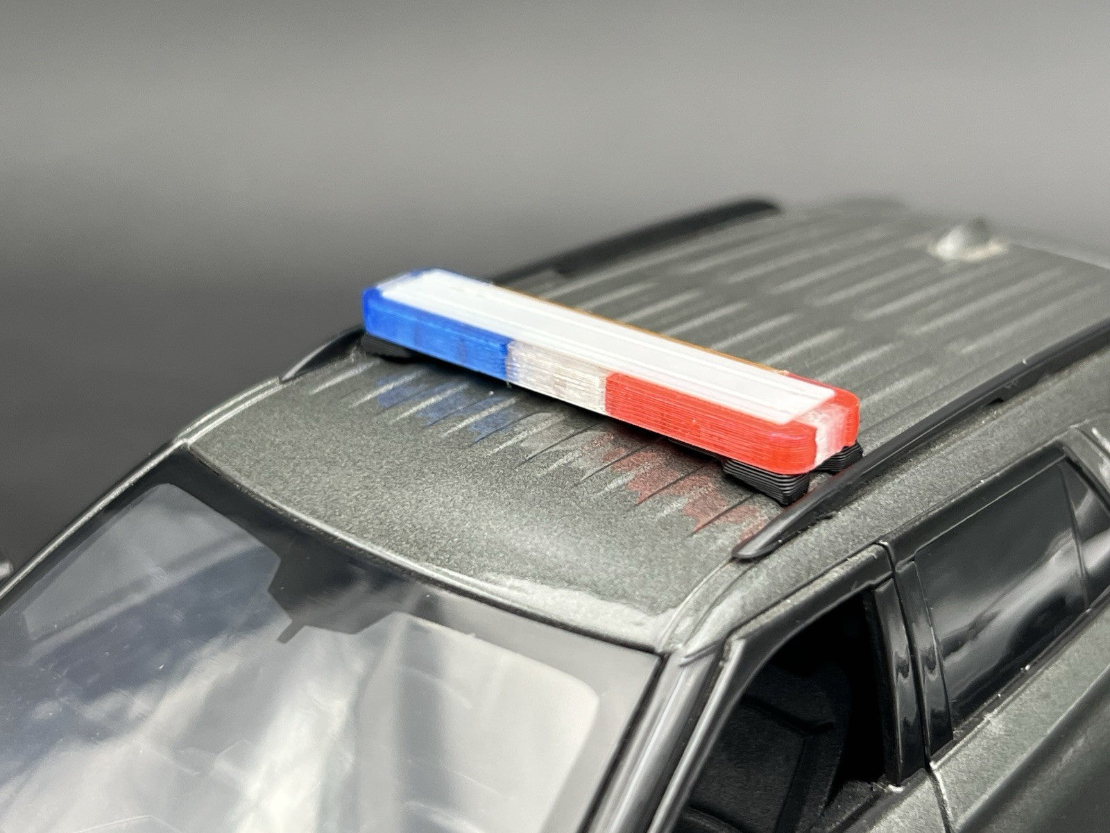 1/24 LED Ready Whelen Edge Lightbar Blue Red Amber Highway Patrol Police Sheriff4