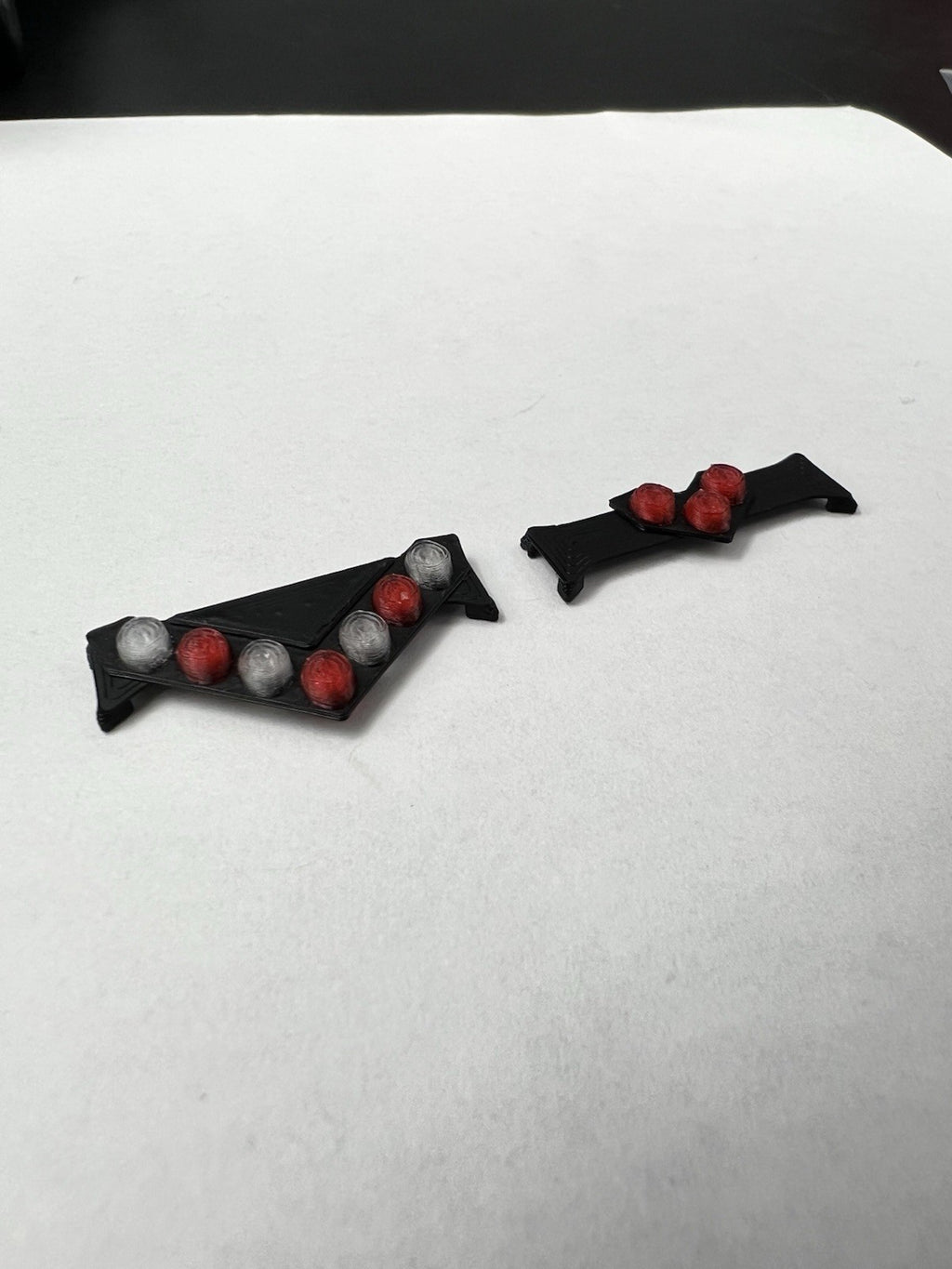 2 Pack 1/43 NYPD Red Federal Signal Vision SLR Lightbar Greenlight Police Car4