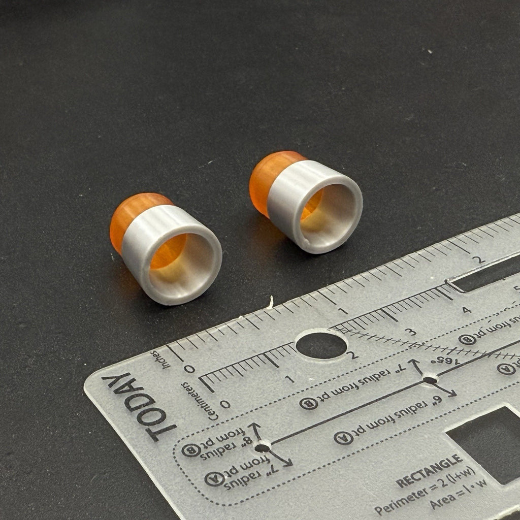 2 Pack 1/18 LED Compatible Amber Beacon Ray Lightbar Security Tow Work Truck1