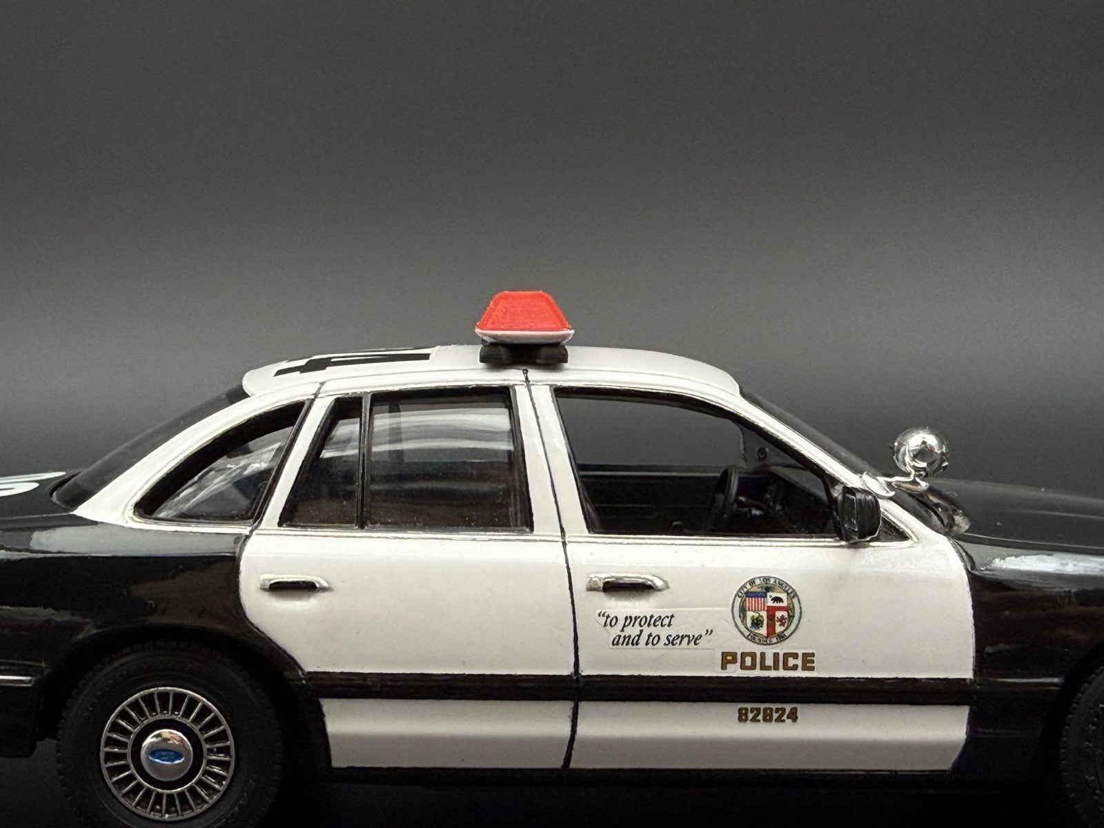1/24 1/25 Scale Model Red Clear Code 3 LP6000 Lightbar Police Fire 2411ClearR7