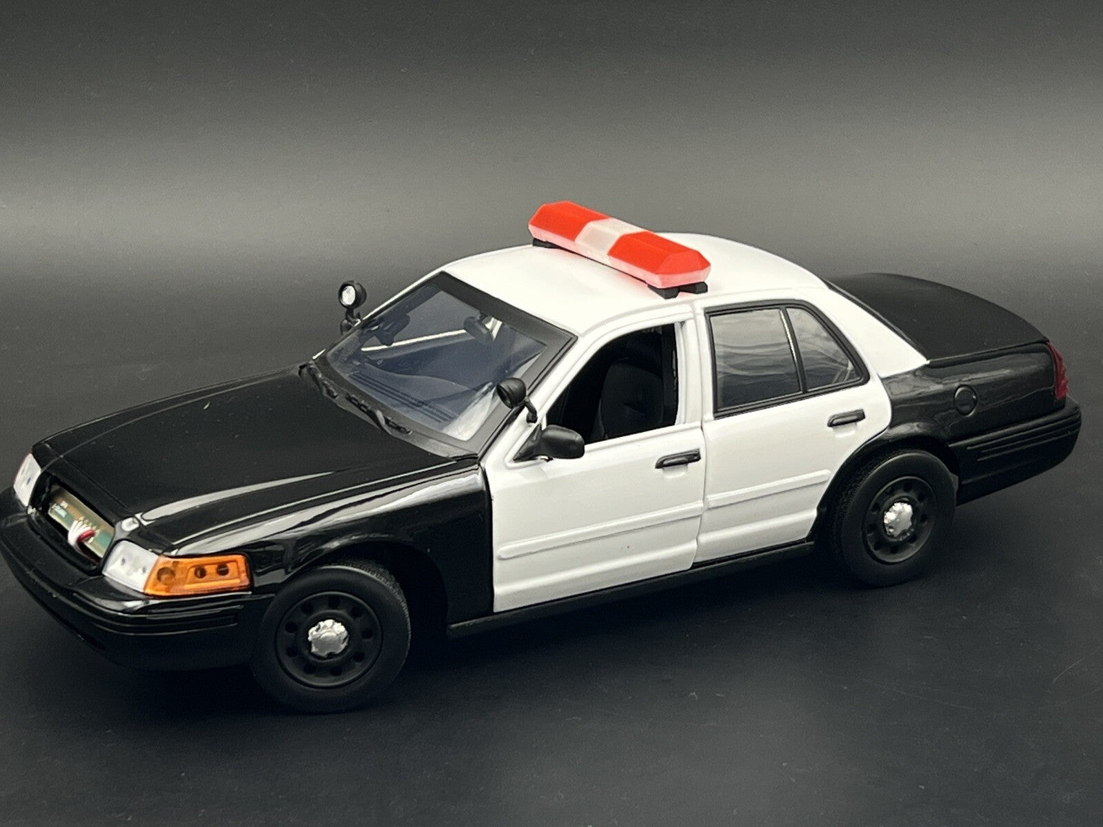 1/18 Scale Clear Red Code 3 MX7000 Lightbar W/ Internal Lens Police Sheriff Fire3