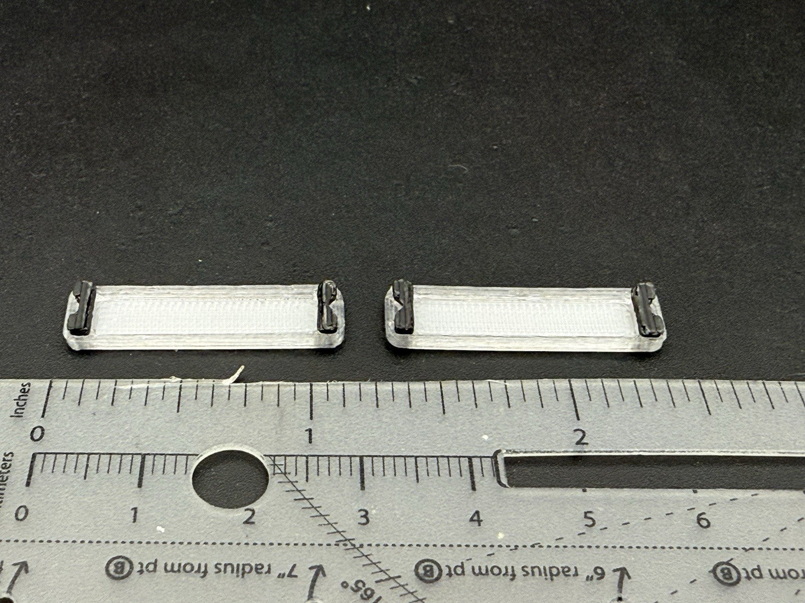 2 Pack 1/43 LED Compatible SUV Length Whelen Gray Top Lightbar O Scale Police4