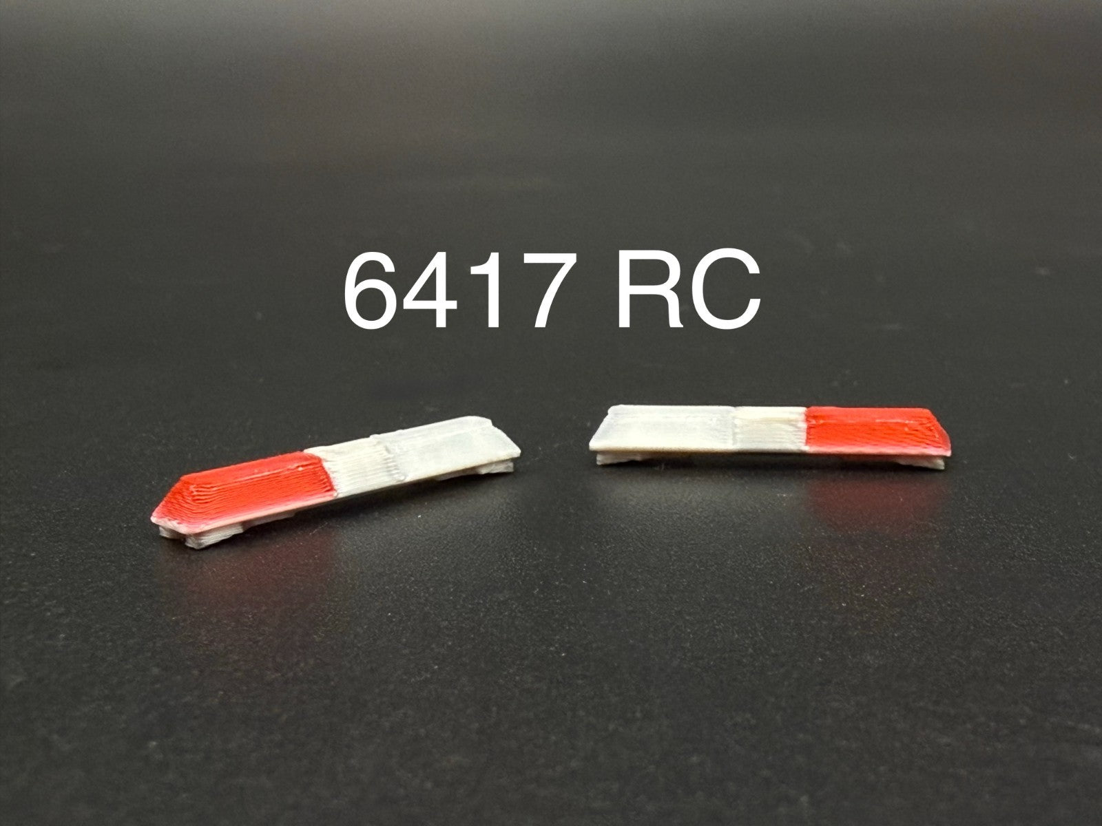 2 Pack 1/64 Scale Code 3 LP6000 Red Clear Lightbar Fire EMS Ambulance 6417RC0