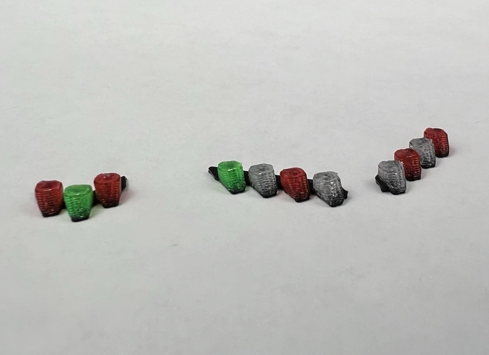 3 Pack 1/64 Chicago Fire CFD Green Red Split Vector Lightbar Truck Engine Code 31