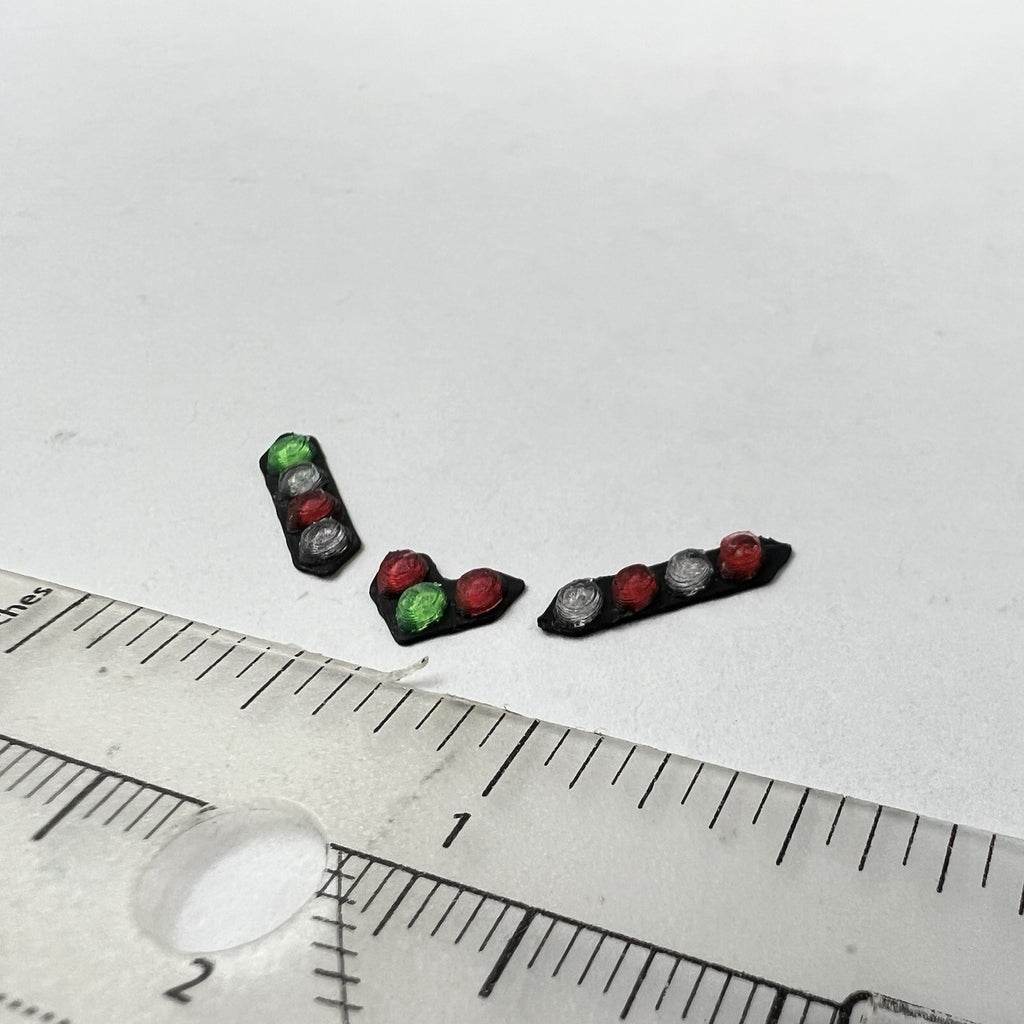 3 Pack 1/87 HO Scale Chicago Fire CFD Green Red Split Vision SLR Lightbar Truck1