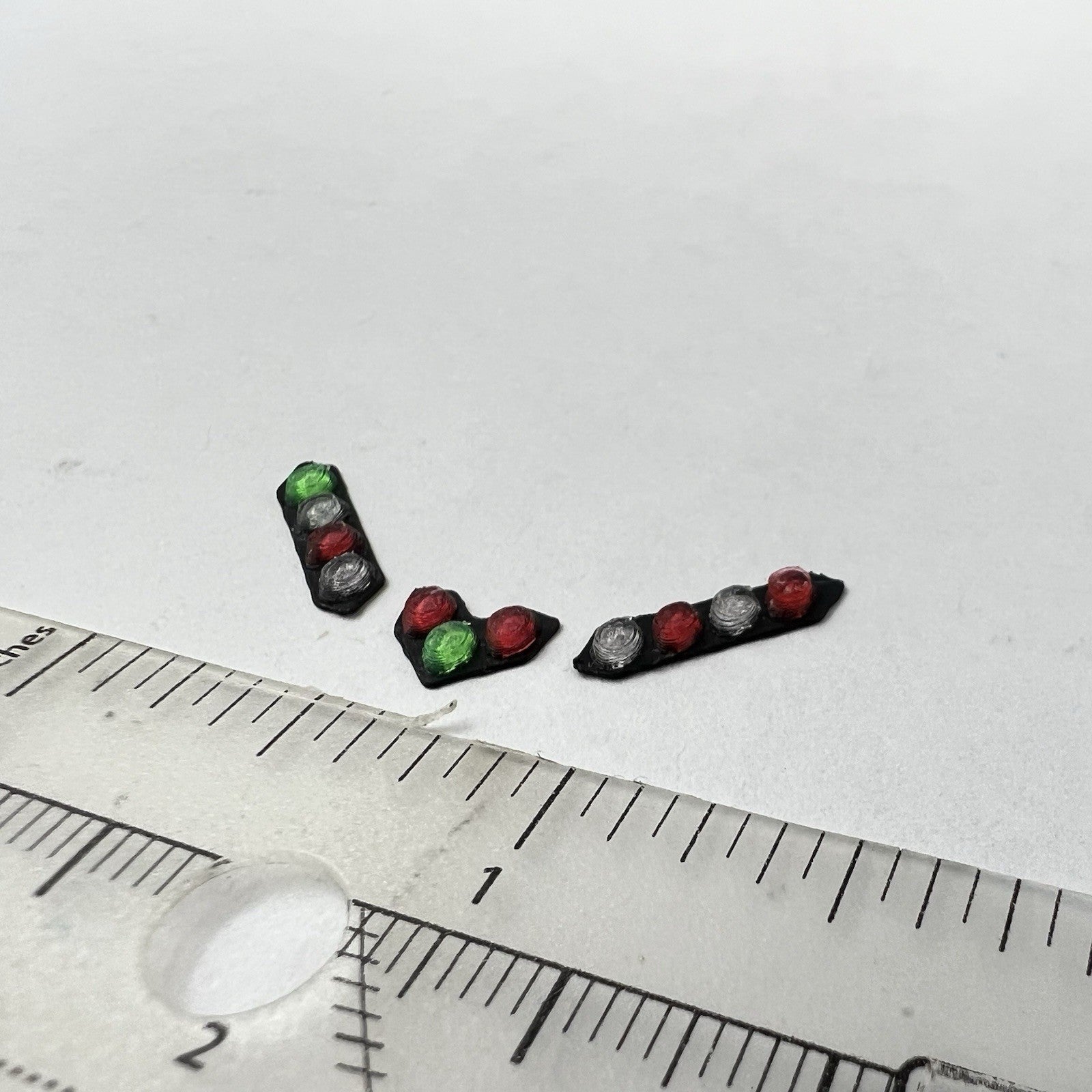 3 Pack 1/87 HO Scale Chicago Fire CFD Green Red Split Vision SLR Lightbar Truck1