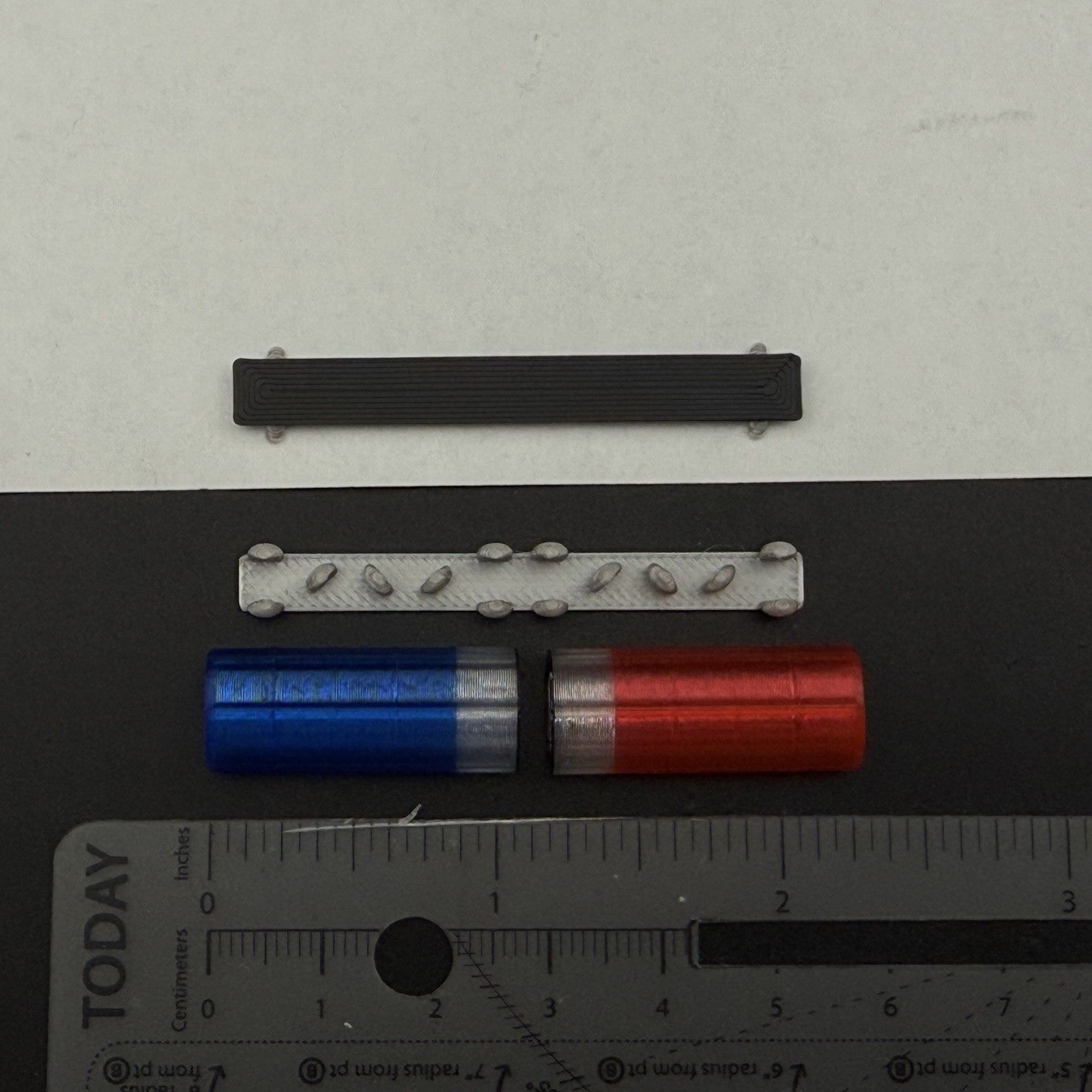 1/24 1/25 LED Compatible AeroDynic Lightbar Blue Red Clear Police Sheriff1