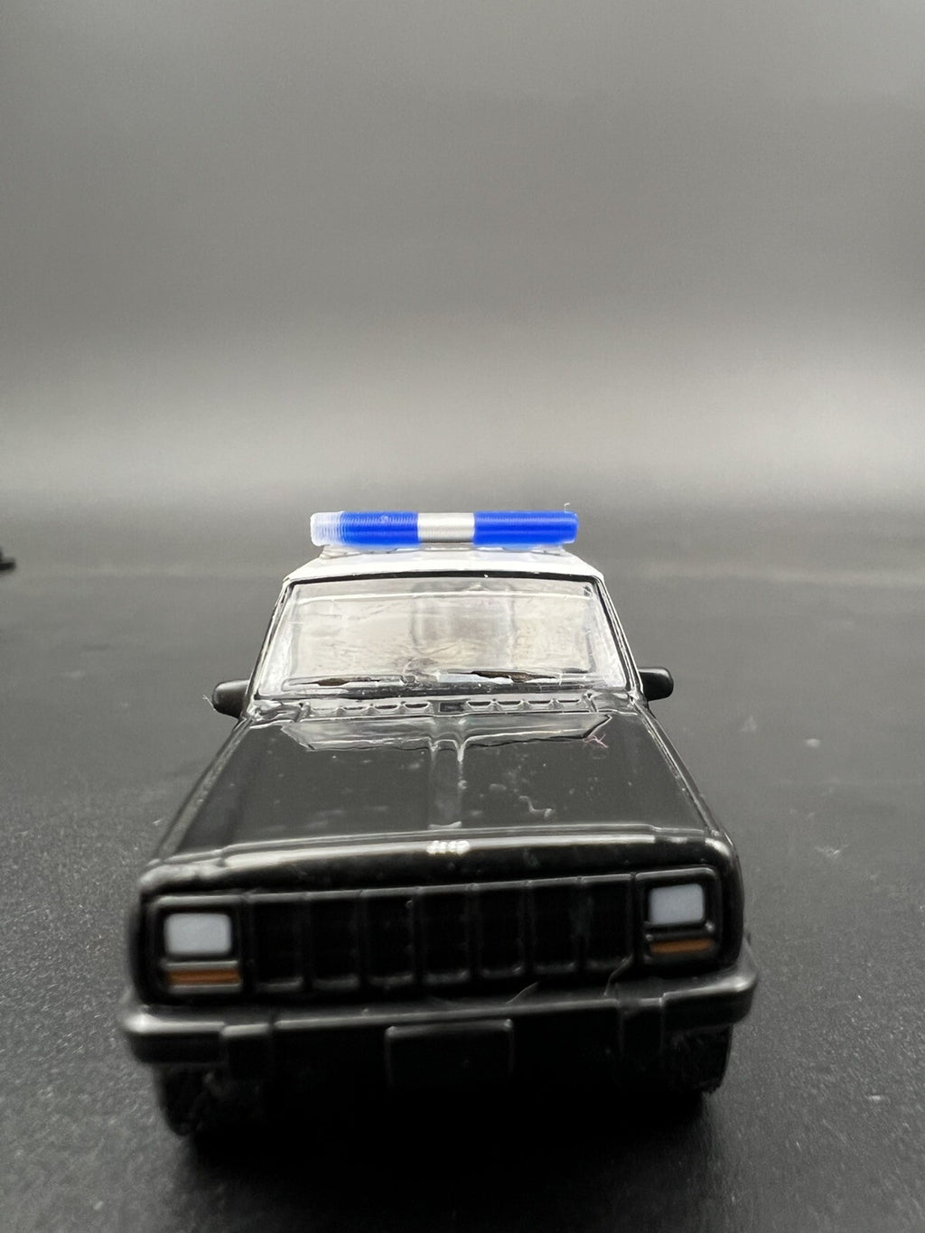 2 Pack 1/64 Blue Clear Chrome Federal Signal Aerodynic Lightbar Police Sheriff5
