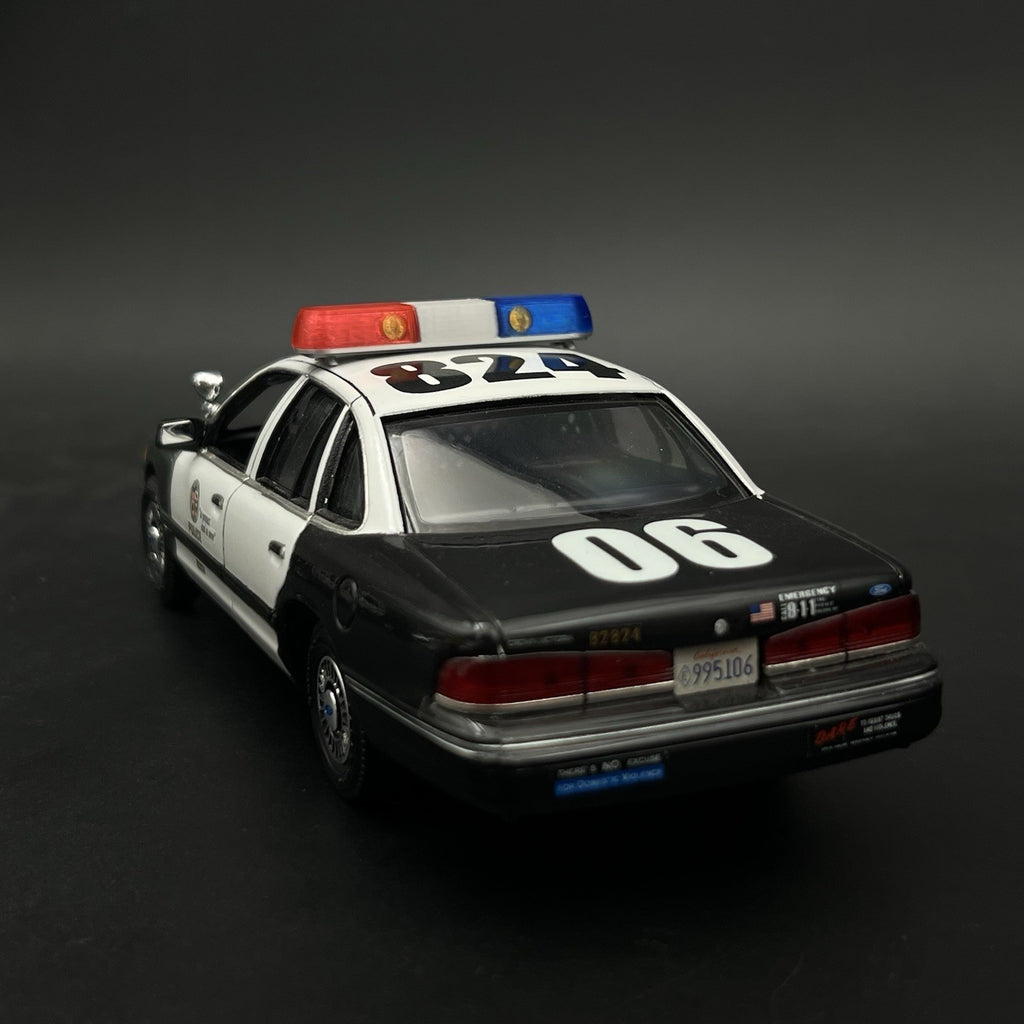 1/24 1/25 Blue Red Whelen 80H 90H 8000 Lightbar Police Sheriff Highway Patrol6