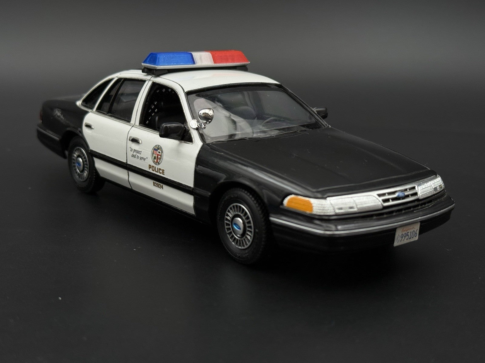 1/24 1/25 Scale Model Blue Clear Red Code 3 LP6000 Lightbar Police 2411ClearBR5