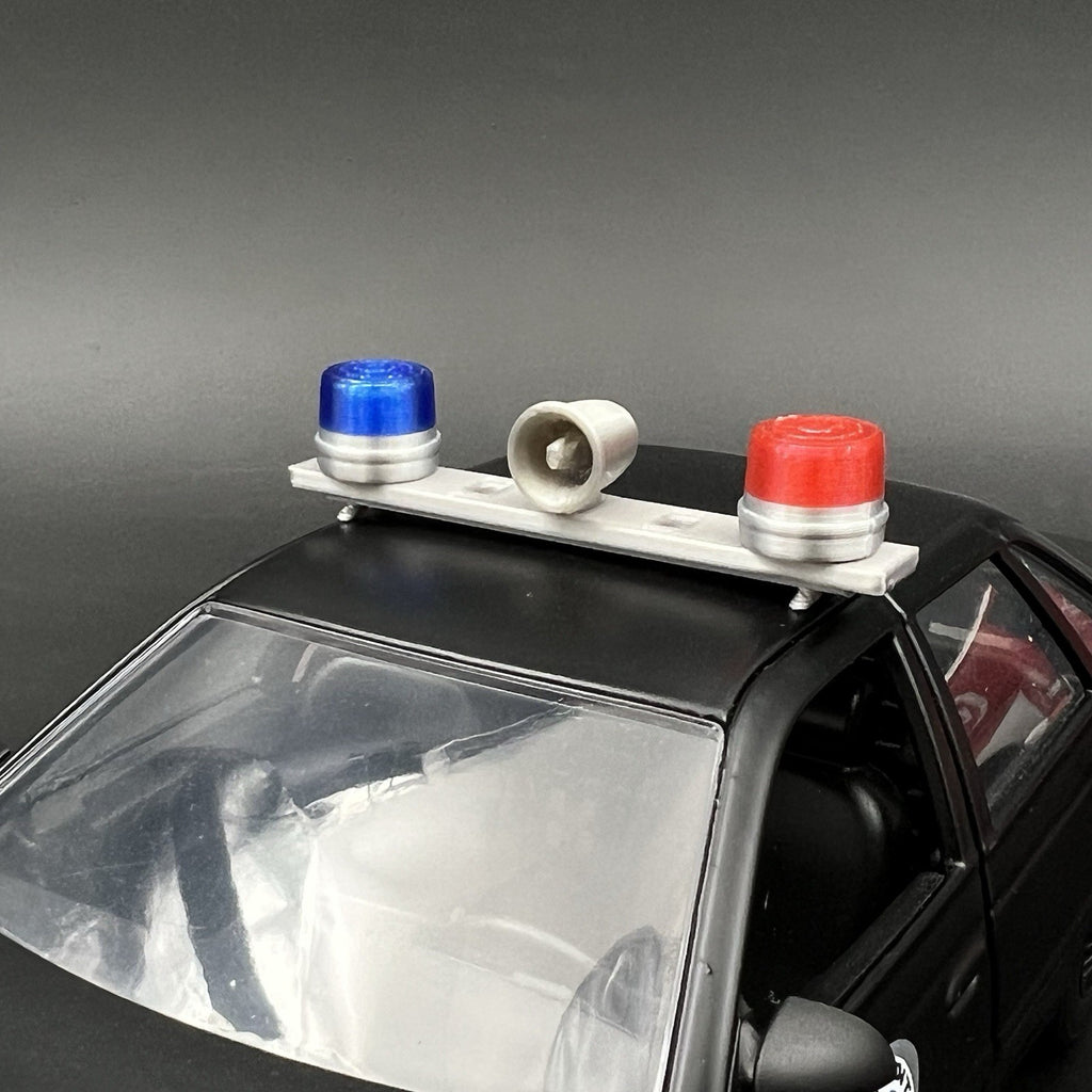1/24 1/25 Blue Red Mars Skybolt Beacon Lightbar Siren Speaker Police Sheriff2