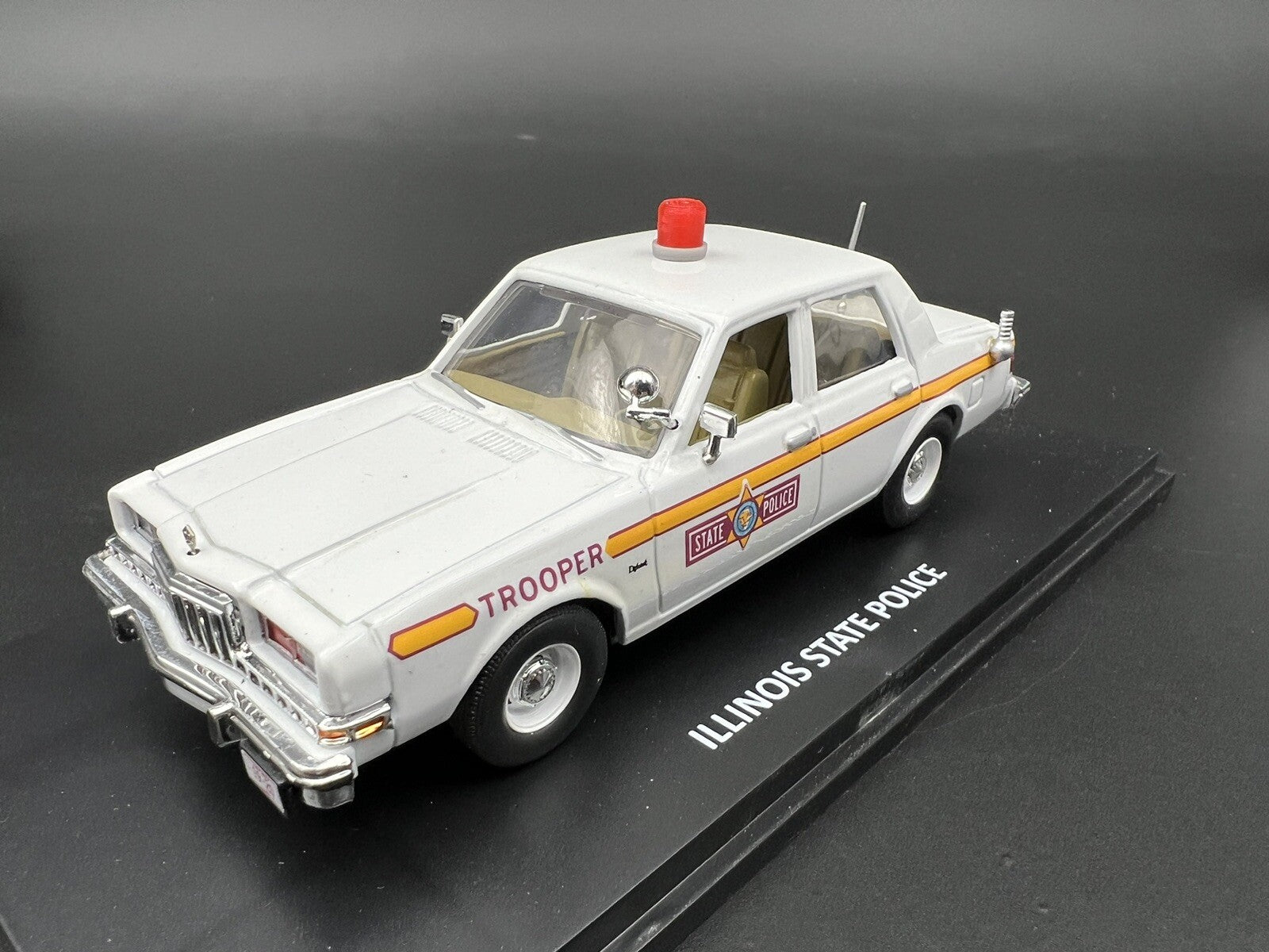 2 Pack 1/43 Vintage Red Beacon Lightbar Michigan State Police Fire Ambulance3