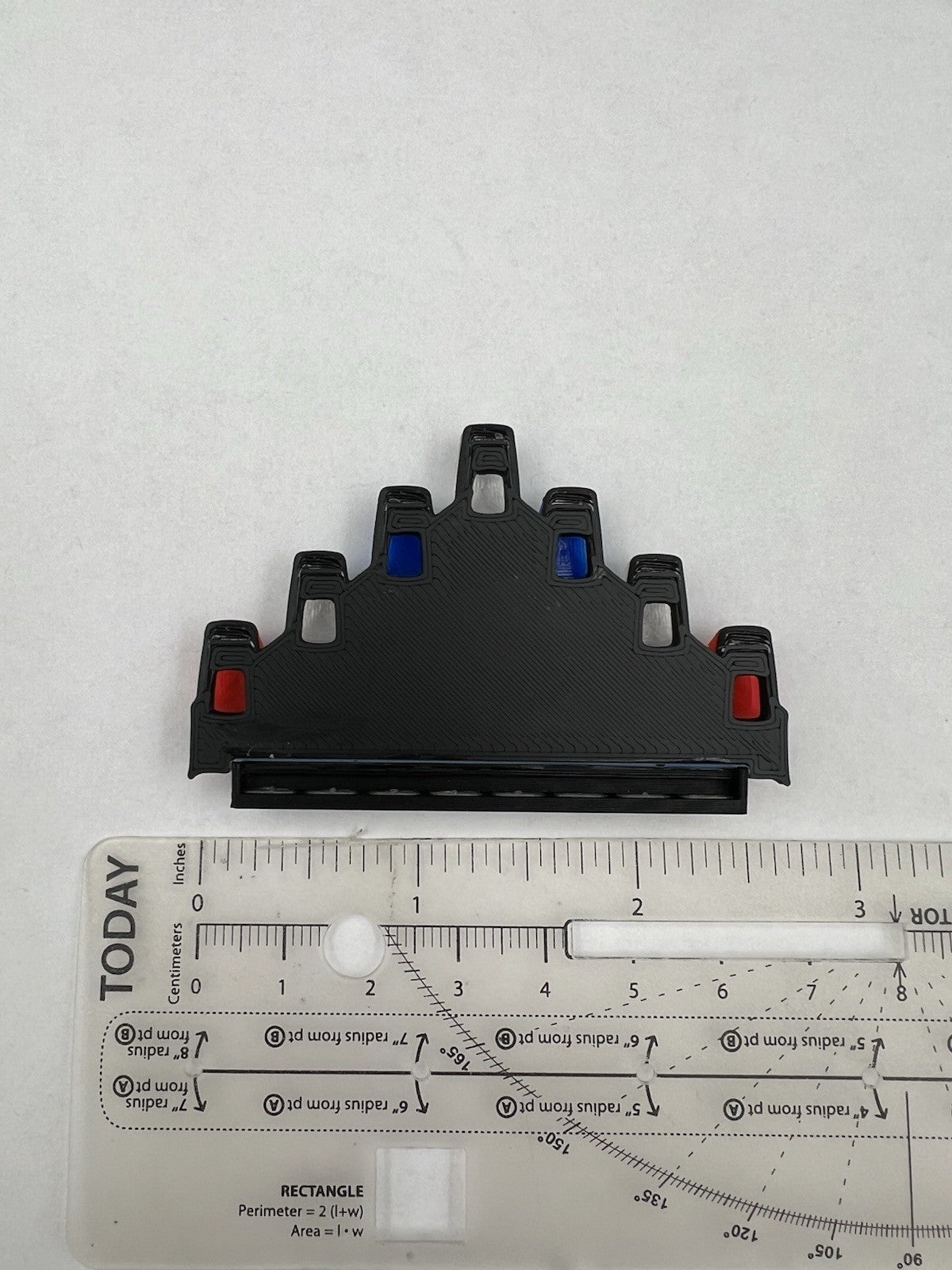 1/18 Scale Model LED Ready Clear Federal Vector Lightbar Police Fire 1837C13