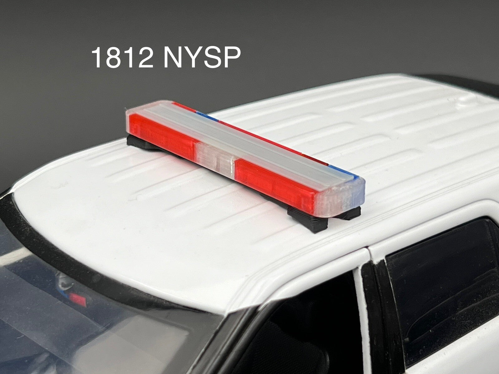 1/18 LED Ready Whelen Edge New York State Police Lightbar Sheriff Car Patrol0