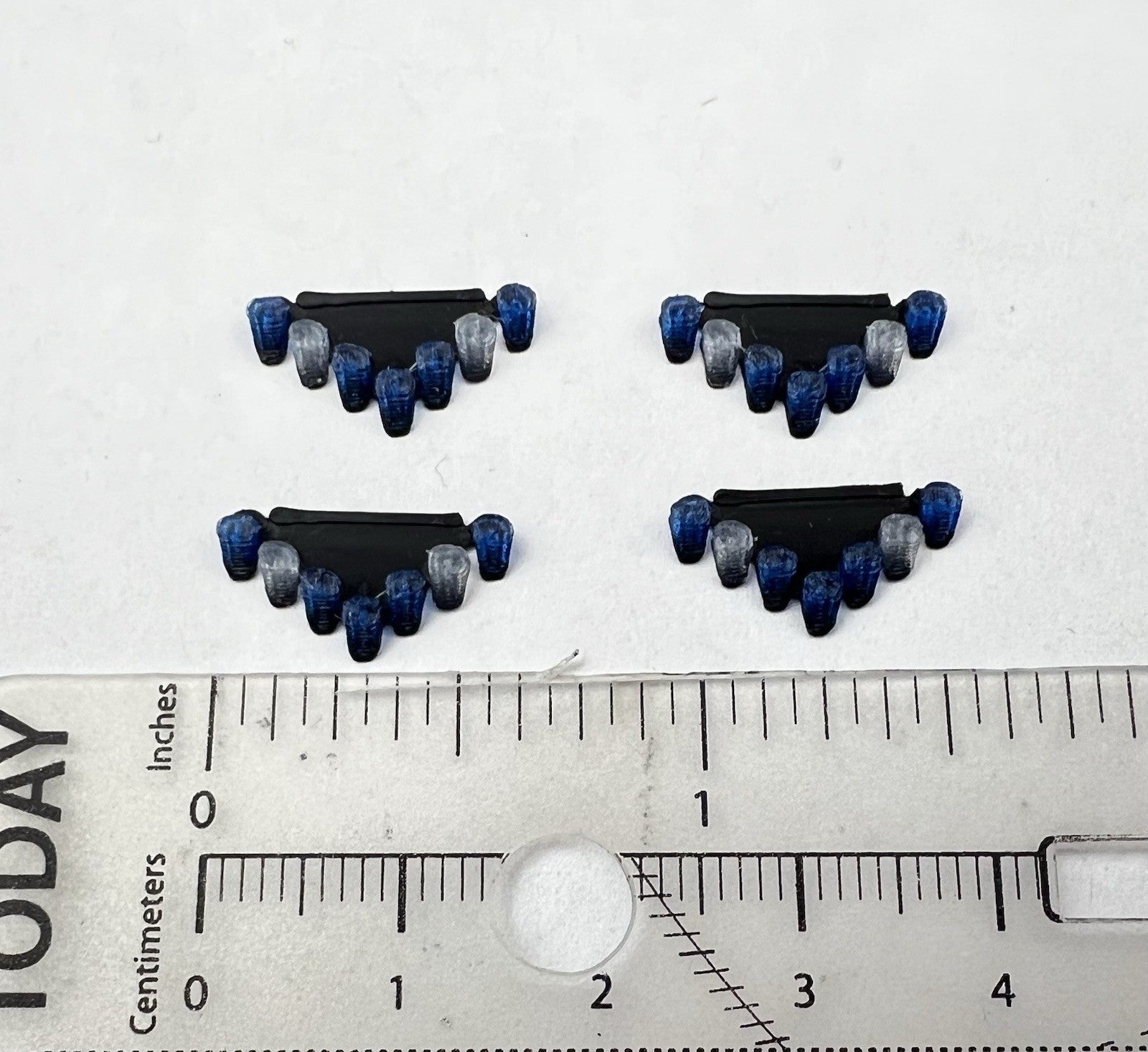 4 Pack 1/87 Blue Vector Vision Lightbar FHP Florida Highway Patrol State Police1