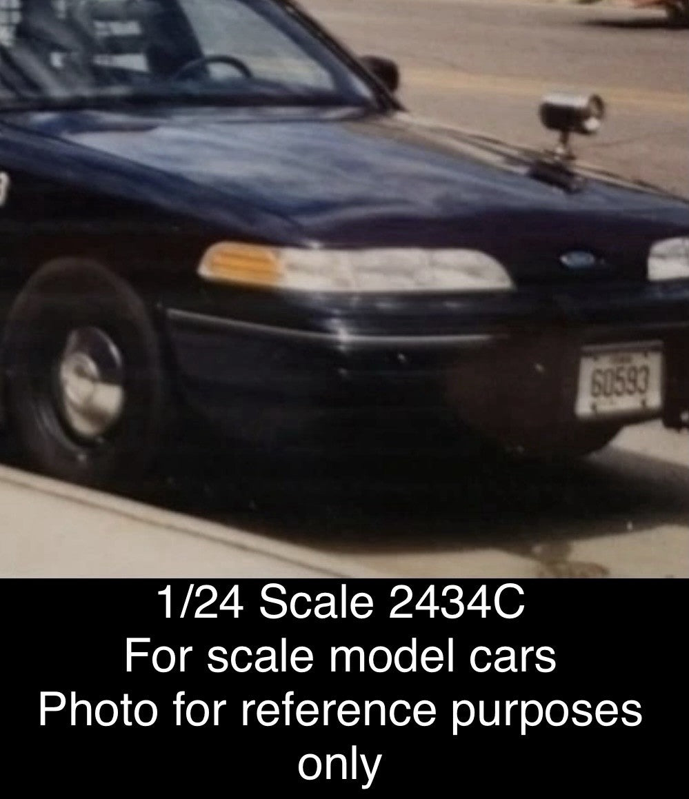2-Pack 1/24 1/25 Scale Model Rayline Spotlight Can Light Police 2434C7