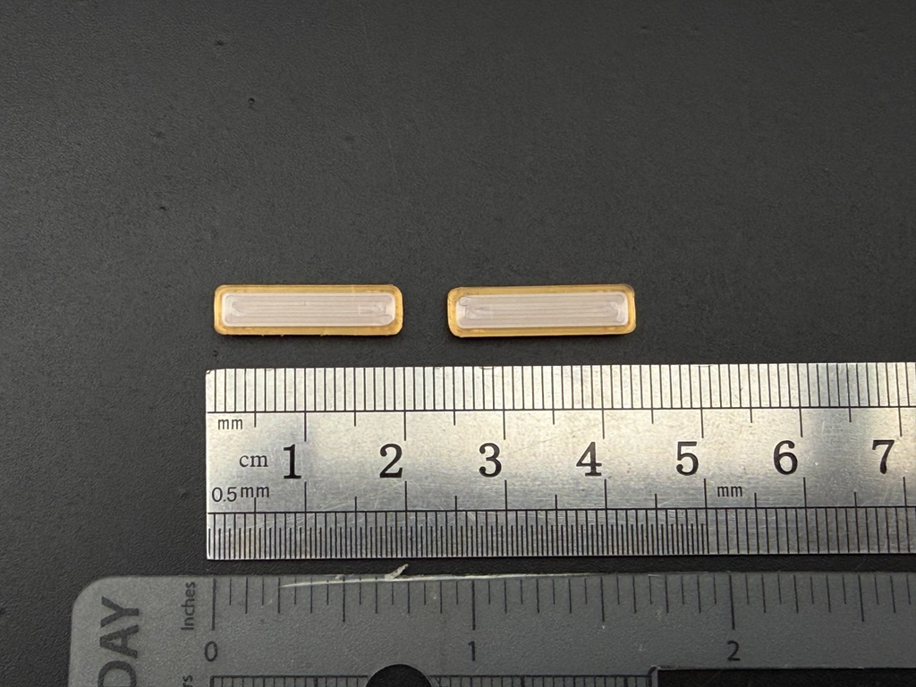 2-Pack 1/64 Scale Model Silver Top Amber LED Style Whelen Lightbar 6402AS1