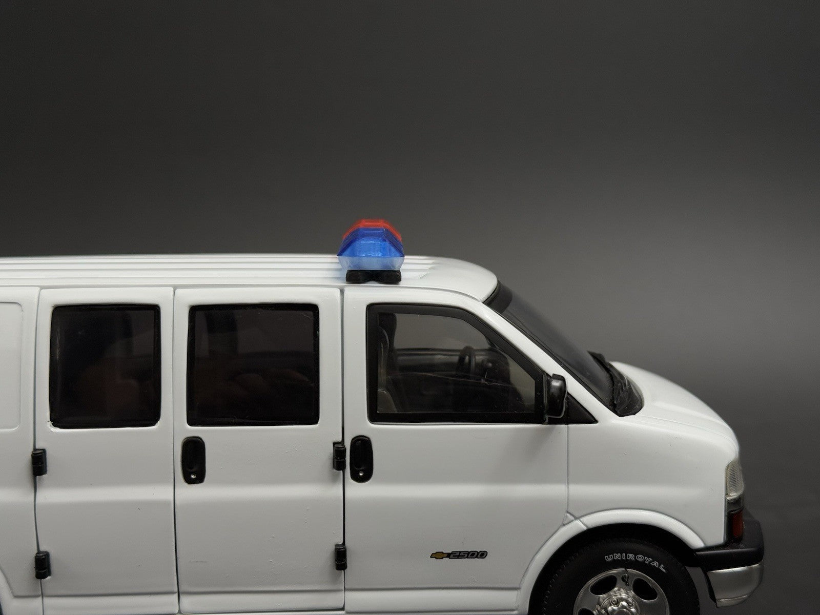 1/24 25 Scale Model Blue Red Code 3 MX7000 XL Lightbar Truck Width 58” 2414XLBR7