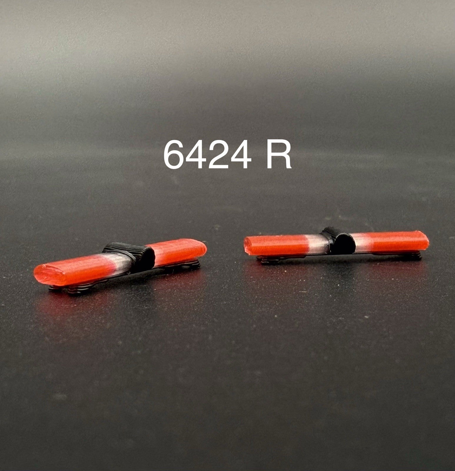 2-Pack 1/64 Scale Model Jetstream Jetsonic Red Lightbar Police Fire 6424R0