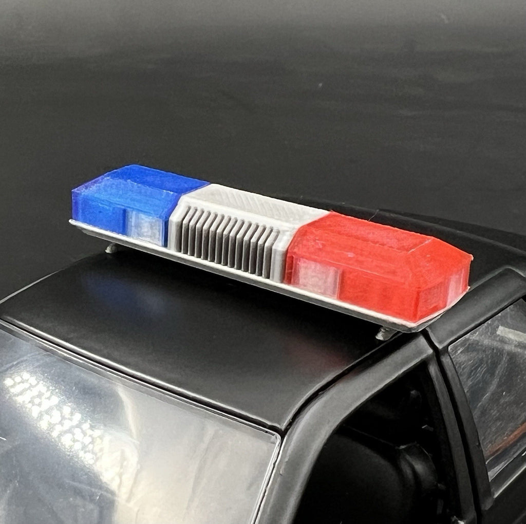 1/24 1/25 Blue Red Smith Wesson 8780 8880 8980 Lightbar Police Sheriff Fire3