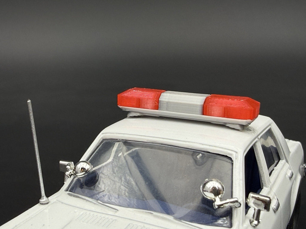 2-Pack 1/43 O Scale Model Amber Smith Wesson 8880 Lightbar 4343A5