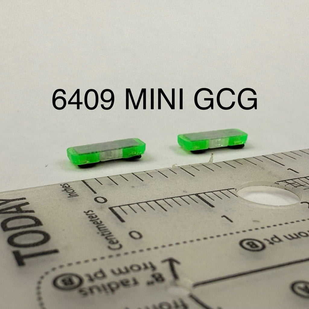 2 Pack 1/64 Mini Whelen Edge Green Clear Green Lightbar Work Truck Security0