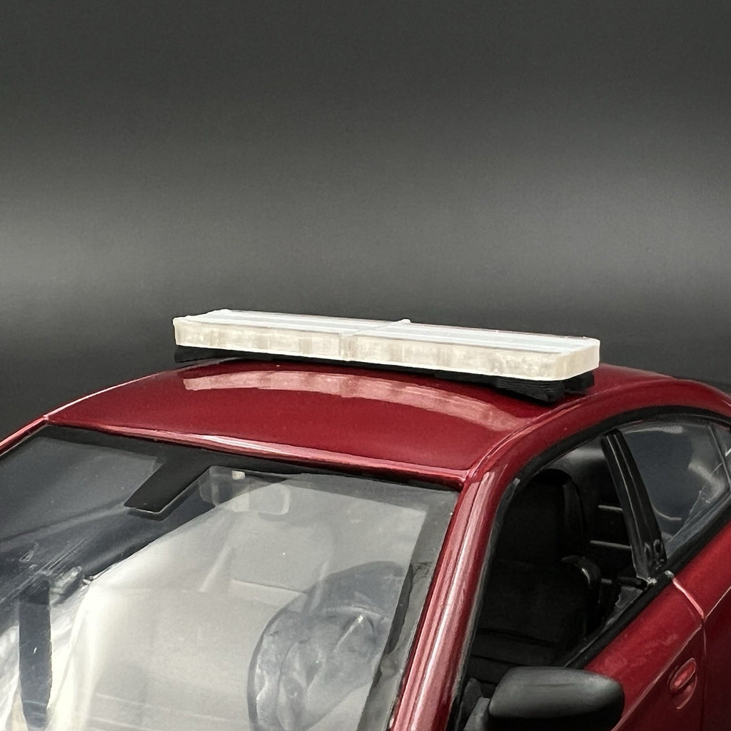 1/24 25 27 Scale LED Ready Whelen Liberty II Lightbar Police Motormax 2449C12