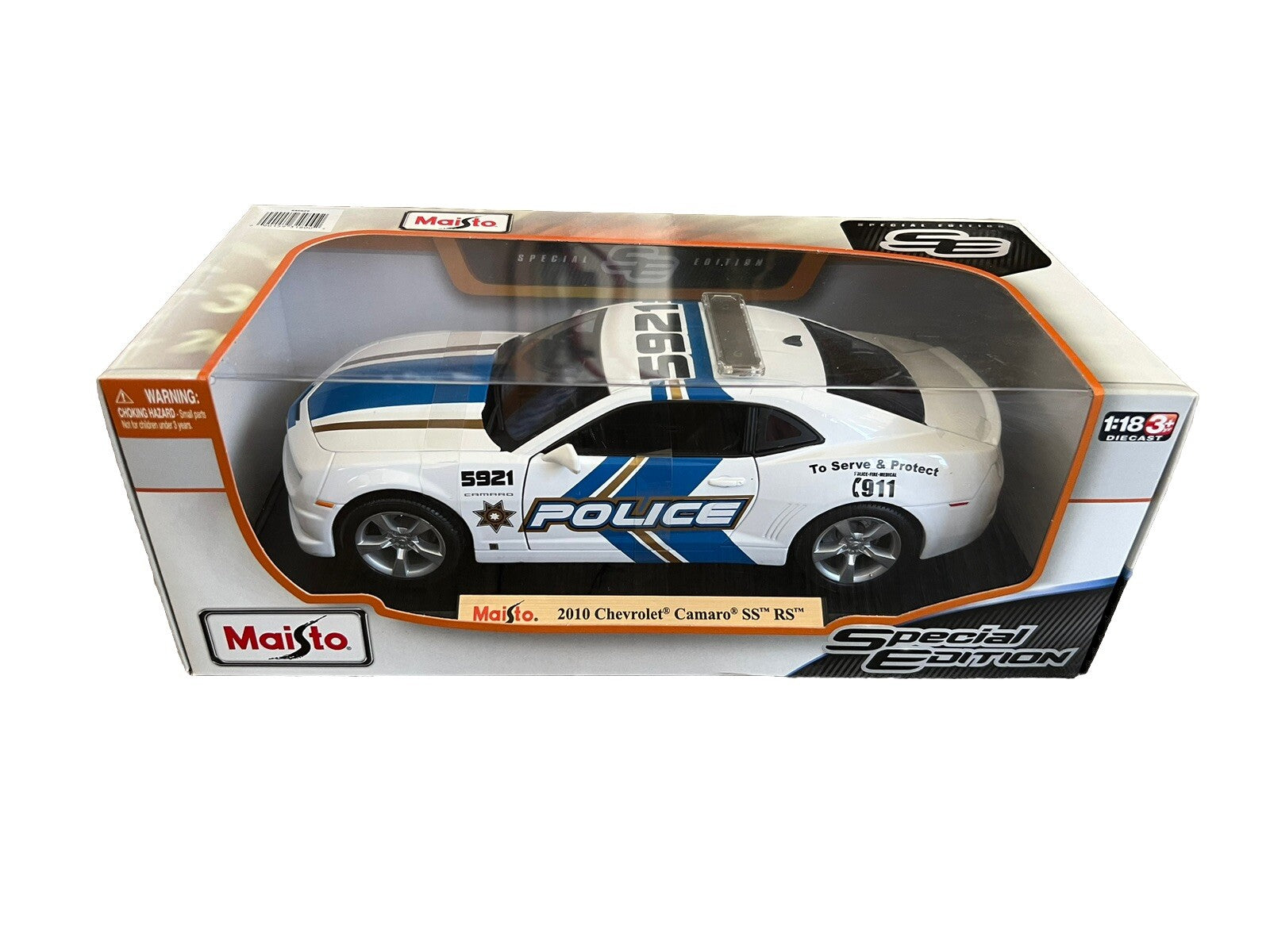 Maisto 2010 Chevrolet Camaro Police 1:180