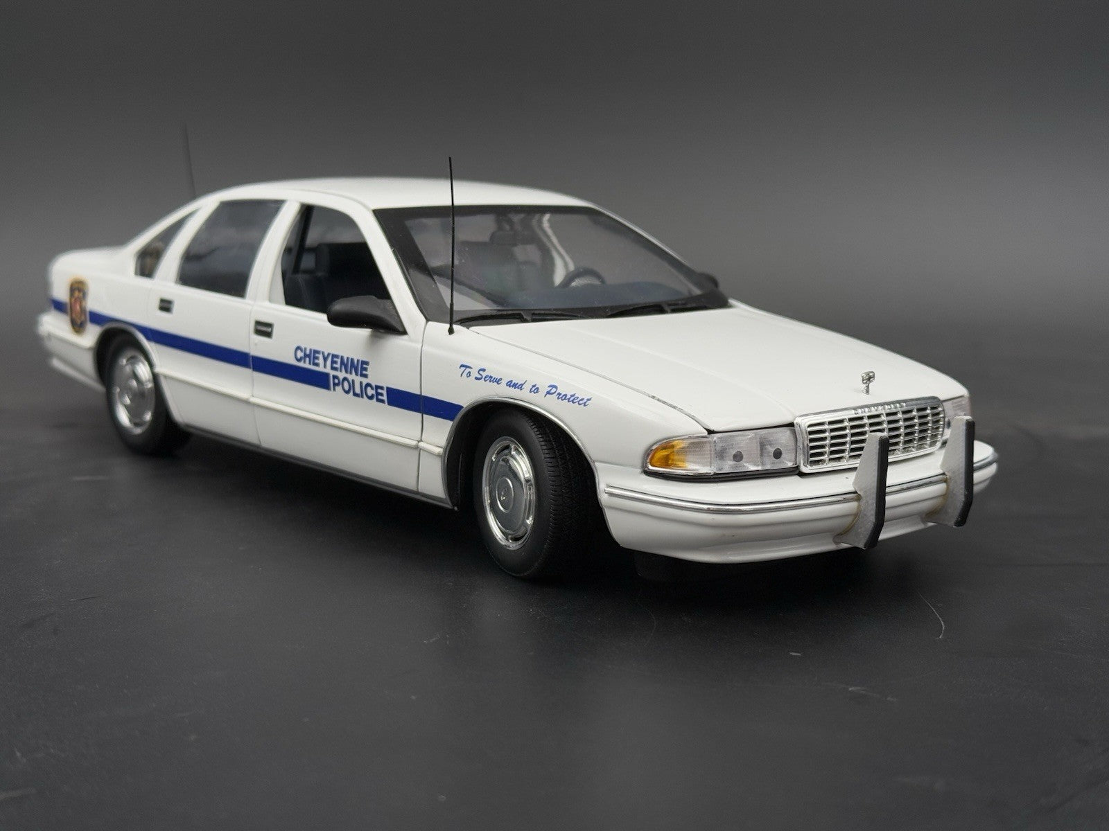 1/18 Vintage Push Bumper Guard For UT Chevrolet Caprice Police Car8