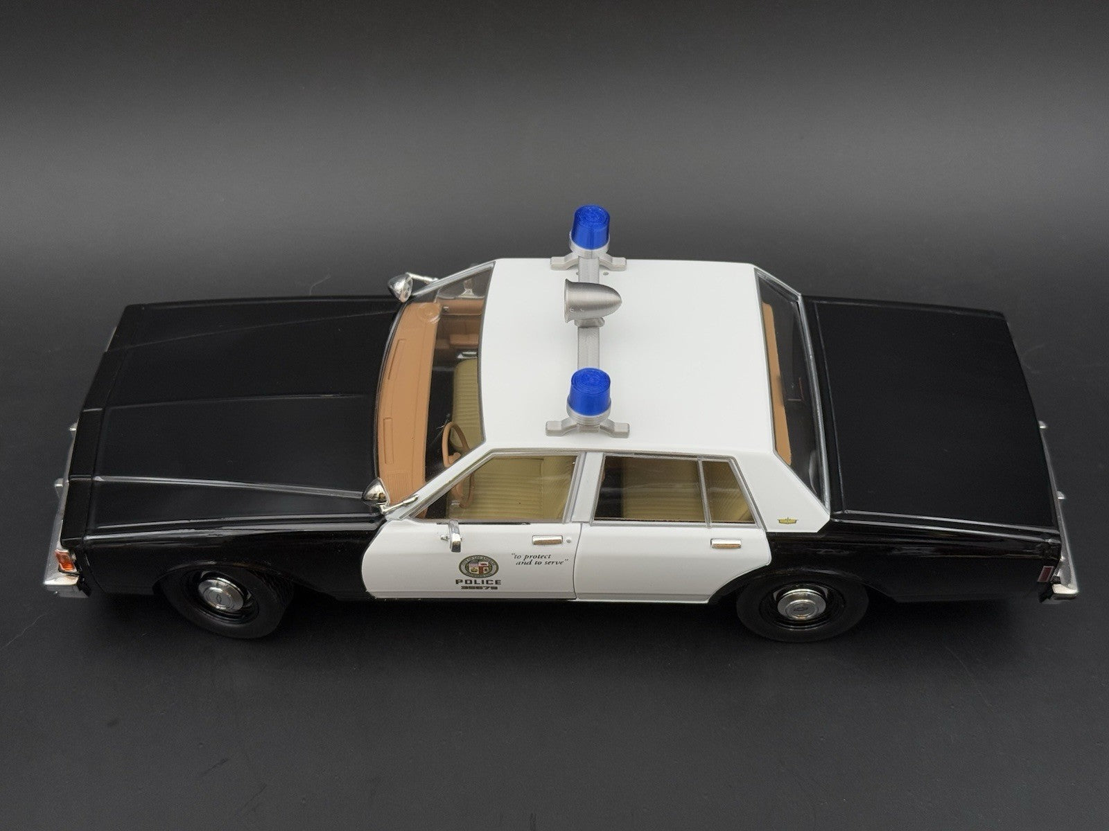 1/18 LED Ready Federal Blue Twin Beacon Ray Speaker Police Lightbar Visibar4