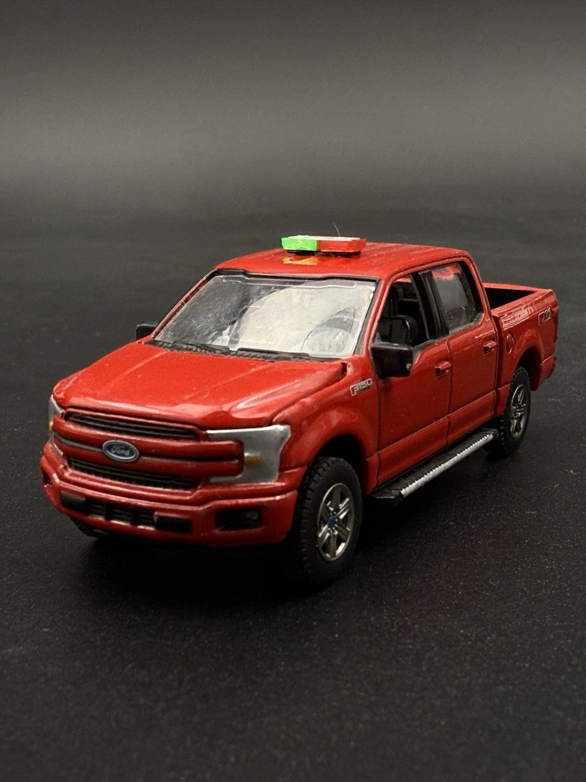 2 Pack 1/64 Mini Whelen Edge Green Red Lightbar Chicago Fire Engine Truck Ladder8